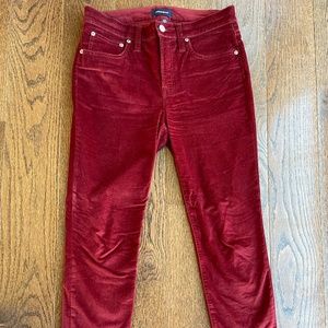 J. Crew Velvet Jeans